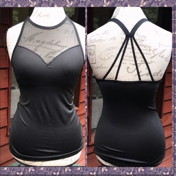 Victoria's Secret Tops - VICTORIA’S SECRET STRAPPY HALTER MESH TOP XS